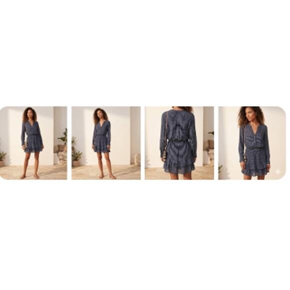 Joie Acey Dress Size Large EUC Silk Boho Mini Dress - Picture 6 of 6